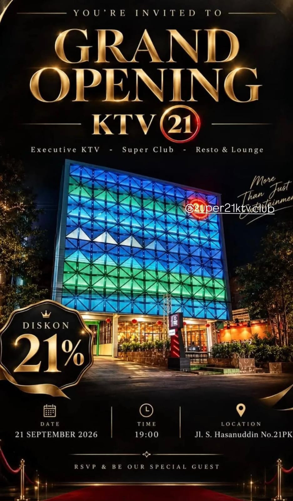 Super 21 Ekspansi ke KTV, Status Perizinan Menggantung Jelang Grand Opening