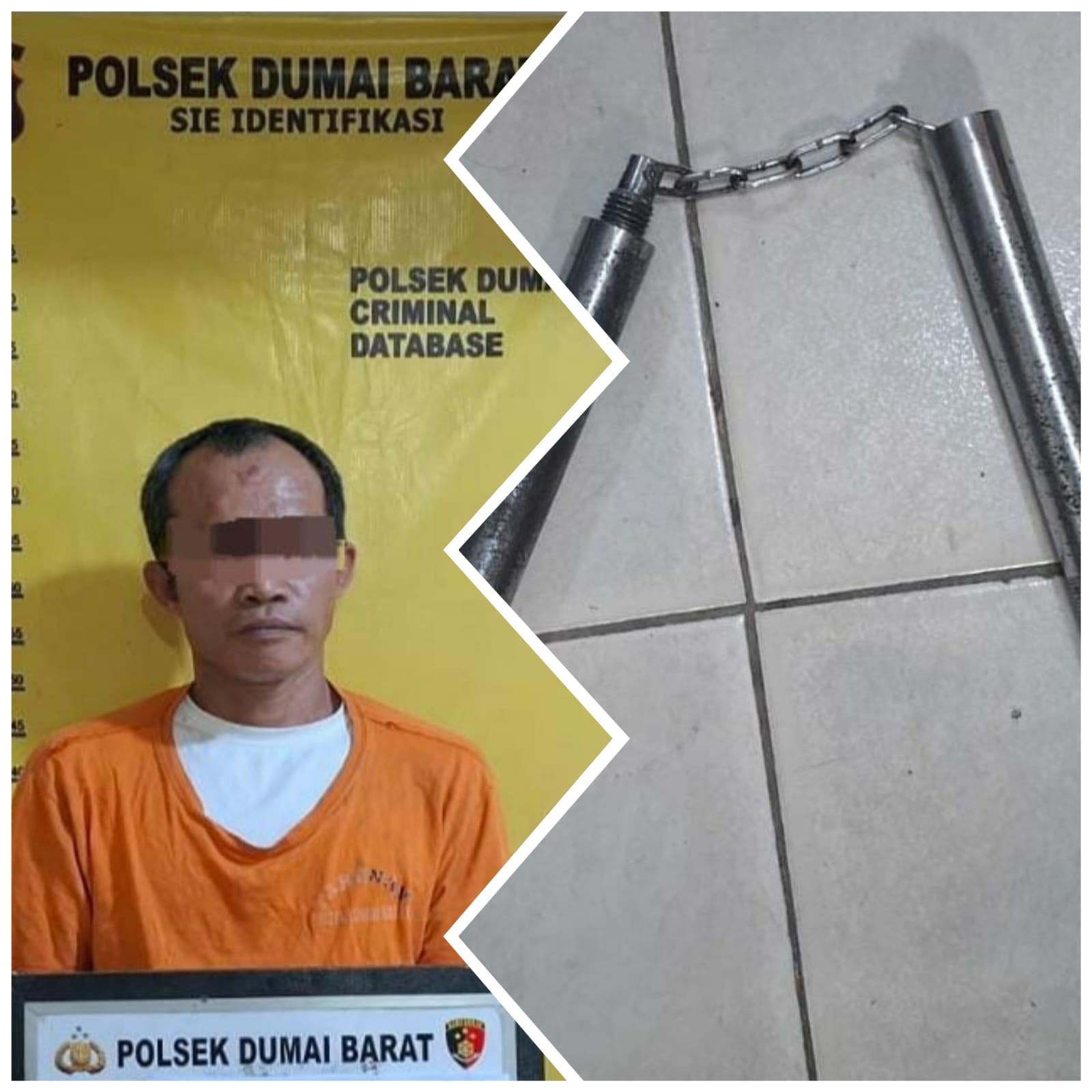 Diduga Terlibat Persoalan Rumah Tangga, UJ Berakhir di Mapolsek Dumai Barat