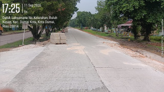 Jalan Datuk Laksamana Ujung Nyaris Selesai, Transparansi Proyek Justru Dipertanyakan