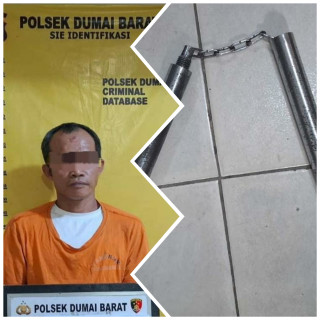 Diduga Terlibat Persoalan Rumah Tangga, UJ Berakhir di Mapolsek Dumai Barat